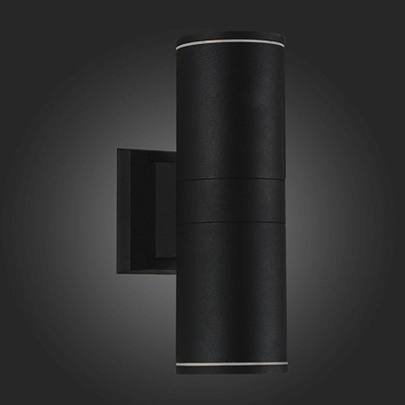 Светильник уличный настенный ST-Luce Черный/Черный LED 2*5W 4000K SL561.401.02 - фото