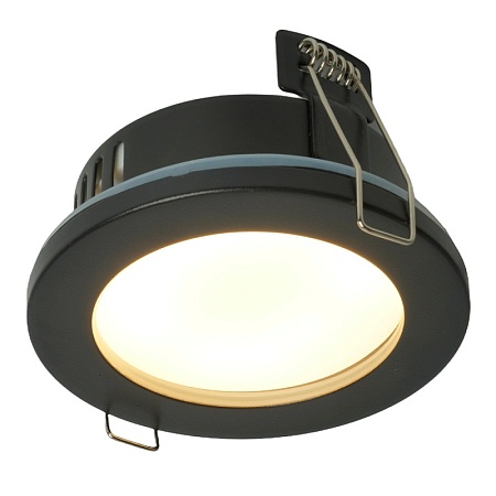 Светильник встраиваемый Feron DL544 потолочный GX53 черный IP44 - фото