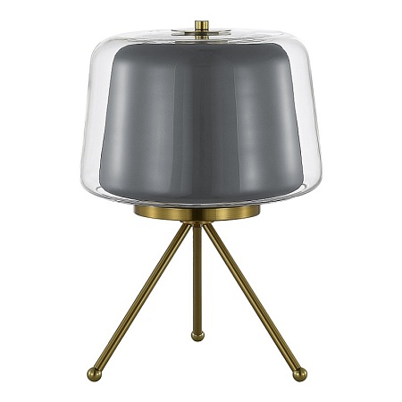 Прикроватная лампа ST-Luce Латунь/Серый, Прозрачный LED 1*16W 3000K SL6127.314.01 - фото