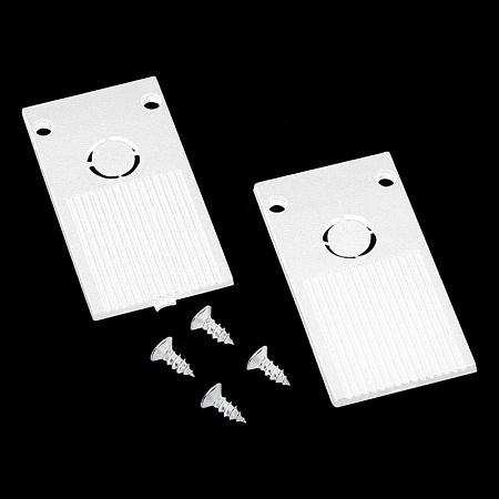 Заглушка к магнитному шинопроводу (2шт) ST-Luce Белый ST005.569.00 - фото