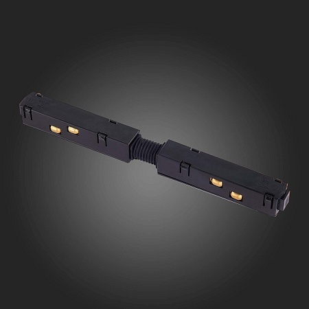 Коннектор питания прямой для магнитного шинопровода ST-Luce Черный ST006.439.00 - фото