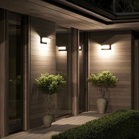 Светильник настенный ST-Luce черный/белый LED 1*10/15/20W 2700/3000/3500/4000/5000K SL9532.411.01 - фото