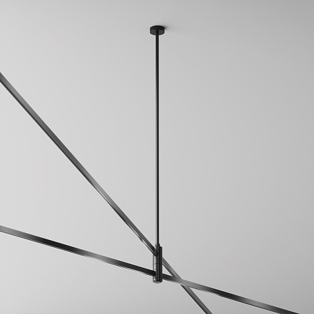 Крепление потолочное Long двойное 700мм Flarity черный - фото