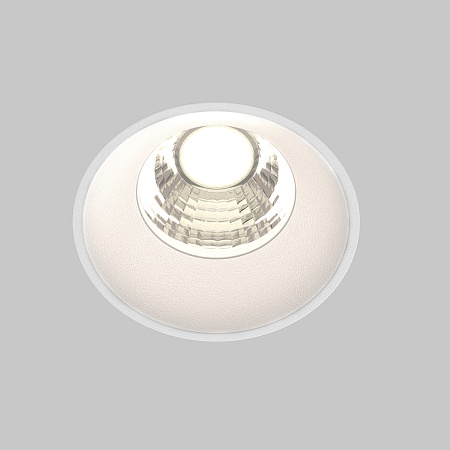Встраиваемый светильник Technical Round DL058-7W4K-TRS-W - фото