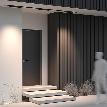 Уличный трековый светильник Outdoor O-TR02-2-S-24WB3K - фото