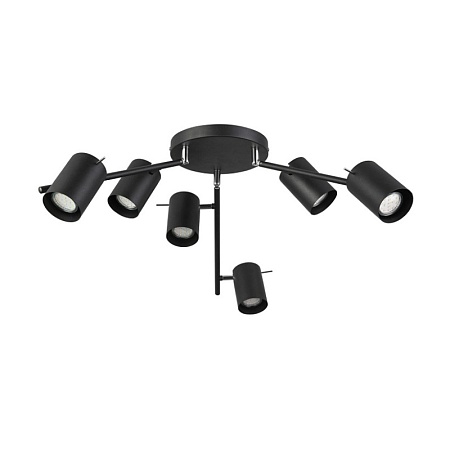 Светильник потолочный ST-Luce Черный/Черный GU10 6*7W SL597.402.06 - фото
