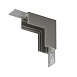 TR5732-DN Угловой элемент для трека SHINE BASE 90° стена-потолок, темный никель, алюминий - фото