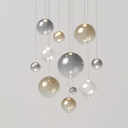 Подвесной акцентный светильник Eurosvet 50234/1 LED прозрачный - фото