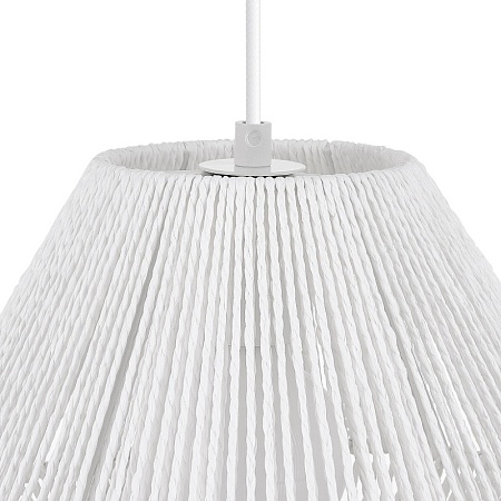 Светильник подвесной белый/белый E27 1*40W SLE6025-503-01 - фото