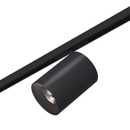 Магнитный трековый светильник Черный LED 1*5W 4000K 340Lm Ra>90 36° IP20 D35xH58 24V ST671.446.05 - фото