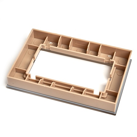 Рамка  2-местная (без перемычки), стекло, STEKKER, GFR00-7012-08, серия Катрин, золото - фото