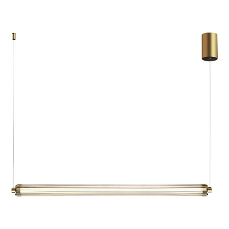 Светильник подвесной ST-Luce Латунь/Прозрачный LED 1*30W 4000K SL6224.313.01 - фото