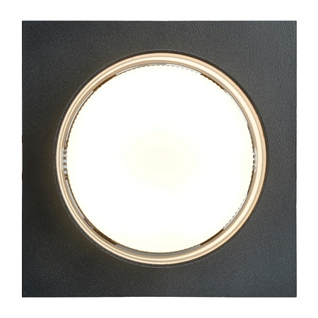 Светильник встраиваемый Feron DL501 потолочный GX53 черный квадрат - фото