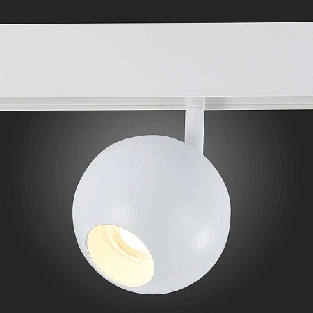 Магнитный трековый светильник Белый LED 1*12W 3000K 680Lm Ra>80 36° IP20 L120xW100xH195 ST354.536.12 - фото