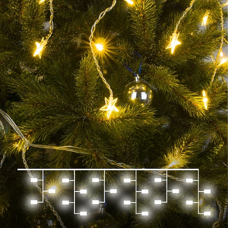 Гирлянда Eurosvet 100-002 теплый белый - фото