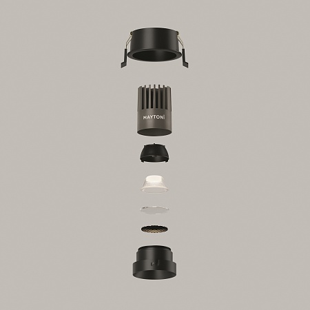 Встраиваемый светильник Technical DL115-10W-4K-B - фото