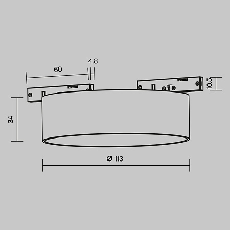 Трековый светильник Technical Zon TR189-1-12W3K-BW - фото