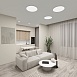 DK6520-WH Накладной светильник THIN, IP40, 18W, 3000K/4000K/6500K, переключатель цветовой температуры на корпусе, белый, полимер - фото