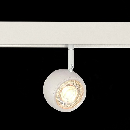 Магнитный трековый светильник Белый LED 1*10W 3000K 470Lm Ra>80 36° IP20 L120xW50xH176 ST355.536.10 - фото