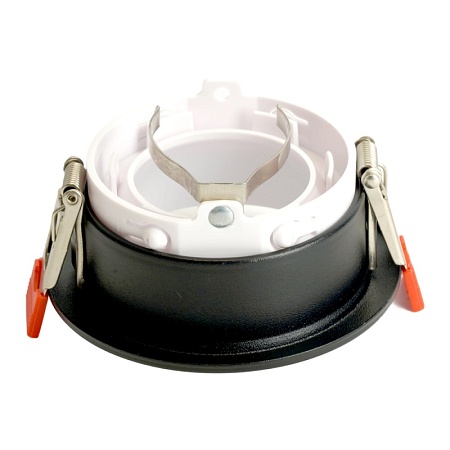 Светильник встраиваемый Feron DL3102 потолочный MR16 G5.3  черный + белый - фото