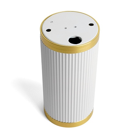 Светильник потолочный Feron ML190 Barrel GATSBY MR16 GU10 35W 230V, белый + античное золото - фото