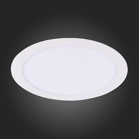 Св-к встр. Белый LED 1*18W 4000K 1 350Lm Ra80 110° IP20 D225xH8 90-265V ST209.548.18 - фото