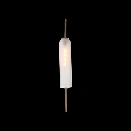 Светильник настенный ST-Luce Латунь/Белый E27 1*60W SL1145.351.01 - фото