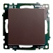 Выключатель 1-клавишный (механизм), STEKKER GLS10-7103-04, 250V, 10А, серия Катрин, шоколад - фото