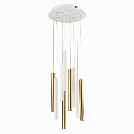Светильник подвесной Белый LED 1*27W 4000K 2 295Lm Ra IP20 D350xH1 500 180-240V ST153.543.27 - фото
