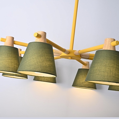Потолочная Люстра На Штанге Natura A Green 8 Imperiumloft 177994-26 - фото