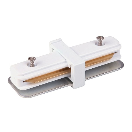 Коннектор прямой для однофазного шинопровода белый TRC-1-1-I-WH Elektrostandard - фото