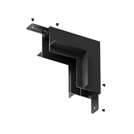 TR2118-BK Угол стена-потолок встраиваемый под ГКЛ SMART, черный      - фото