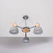 Потолочная Люстр На Штанге Rolla 3 Gray Imperiumloft 101991-26 - фото