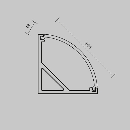 Комплектующие для профиля Led Strip 642027 - фото