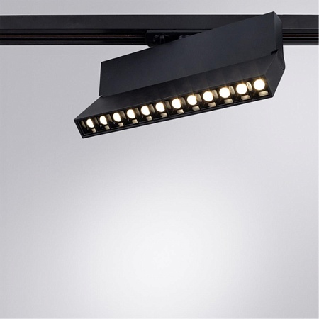 Трековый светильник Arte Lamp FLASH A4572PL-1BK - фото