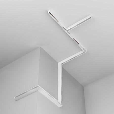 Заглушки к накладному шинопроводу Exility 2шт белый - фото