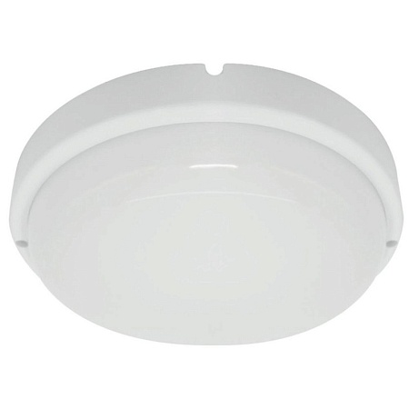 Светильник светодиодный пылевлагозащищённый с датчиком освещенности, 12W 960Lm 4000K в пласт.корпусе,IP65,белый,140*35мм. AL3015 - фото