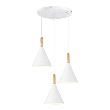 Светильник подвесной Белый/Белый E27 3*40W SLE1255-513-03 - фото