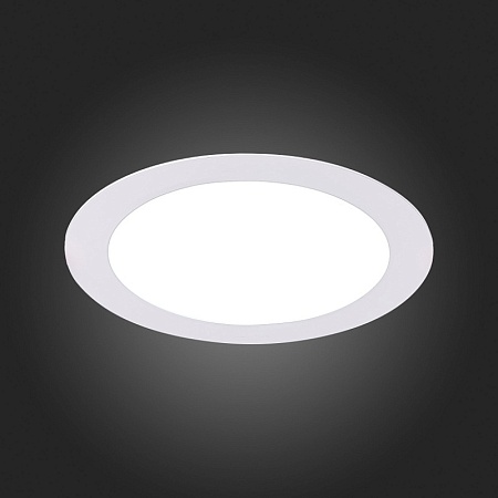 Св-к встр. Белый LED 1*12W 4000K 816Lm Ra80 110° IP20 D170xH8 90-265V ST209.548.12 - фото