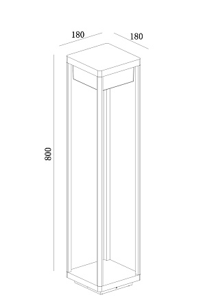 Ландшафтный светильник Outdoor O021FL-L10B3K - фото