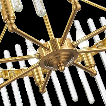 Светильник подвесной ST-Luce Латунь/Латунь, Прозрачный E14 8*40W SL1167.303.08 - фото