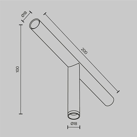 Светильник Technical C102CL-3W3-6K-B - фото