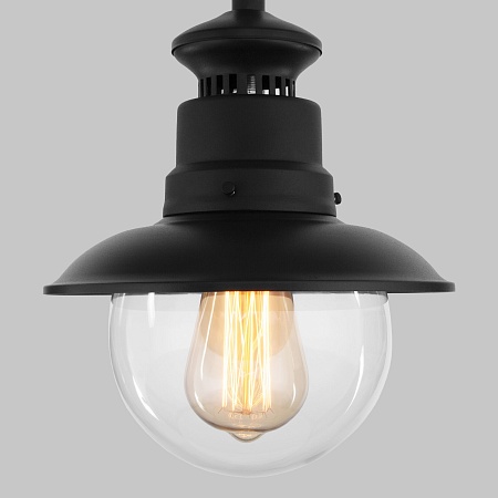 Уличный подвесной светильник Talli H черный IP44 GL 3002H черный Elektrostandard - фото
