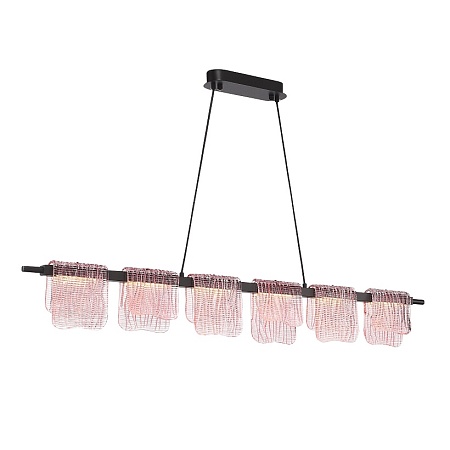 Светильник подвесной ST-Luce черный/розовый LED 1*36W 3000K SL6021.403.36 - фото