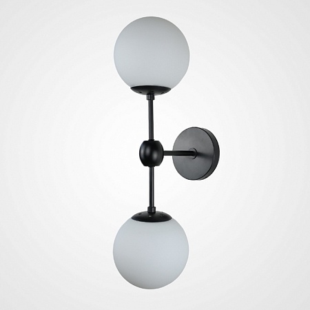 Бра Modo 2 Globes Black And White Glass Imperiumloft 84941-22 - фото