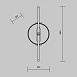 Настенный светильник (бра) Maytoni Marmo MOD099WL-01G - фото