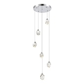 Светильник подвесной ST-Luce Хром/Прозрачный LED 6*3W 3000K SL6114.103.06