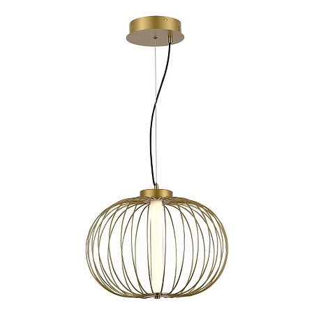 Светильник подвесной ST-Luce Золотистый/Золотистый LED 1*10W 3000K SL6124.203.01 - фото