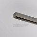 TR5735-DN Торцевая заглушка низкая, для использования без экрана, для трека Shine, серия Base, комплект 2 шт, темный никель, алюминий - фото