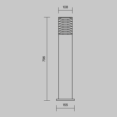 Ландшафтный светильник Outdoor O576FL-01B - фото